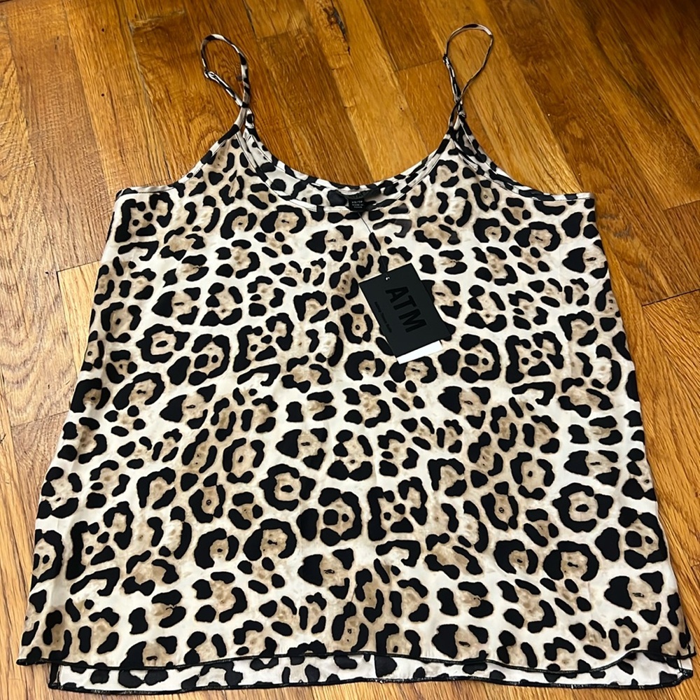 NWT ATM Leopard Print Camisole